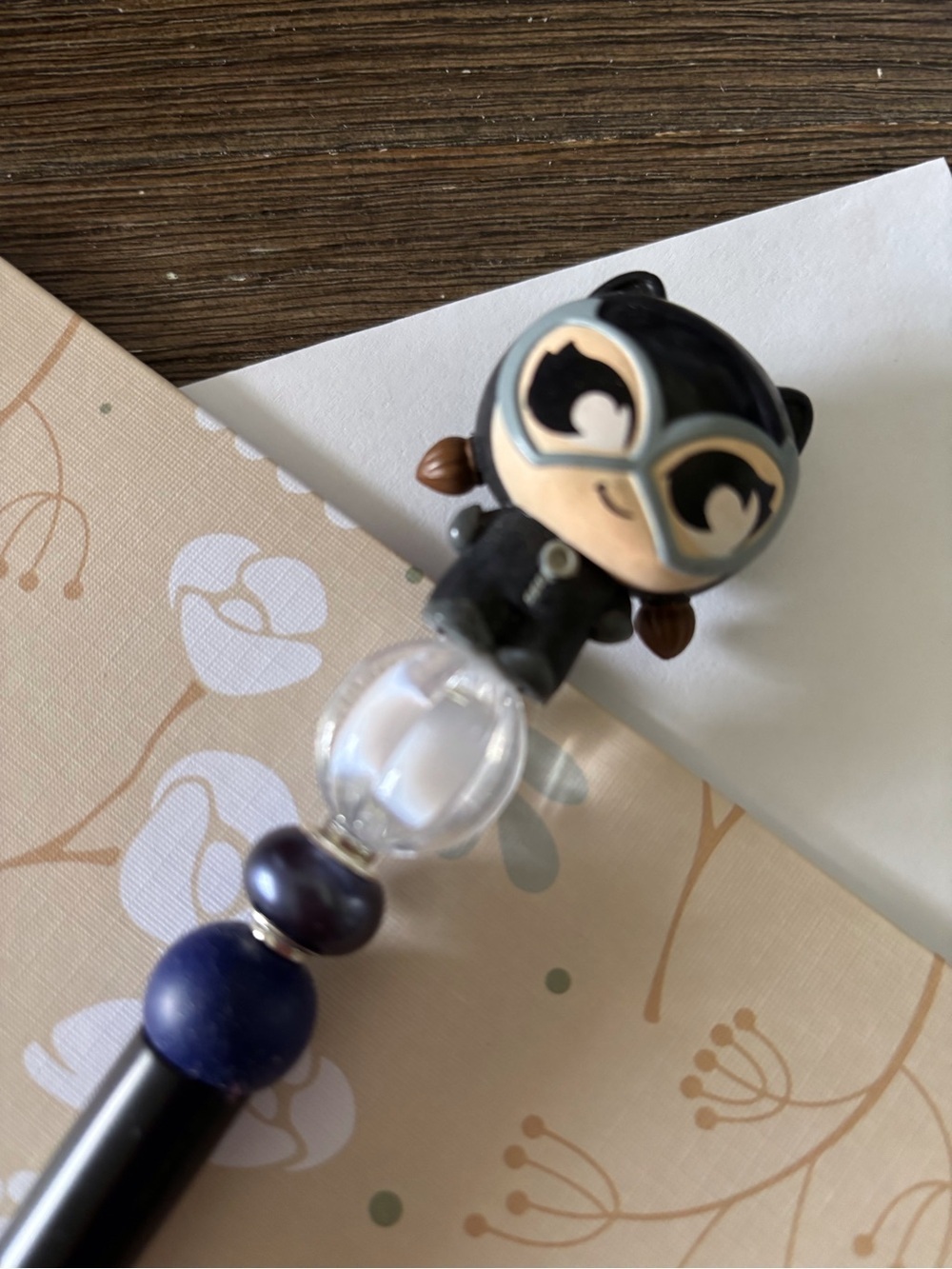 DC comics: Batman: Cat woman handmade Beaded Pen